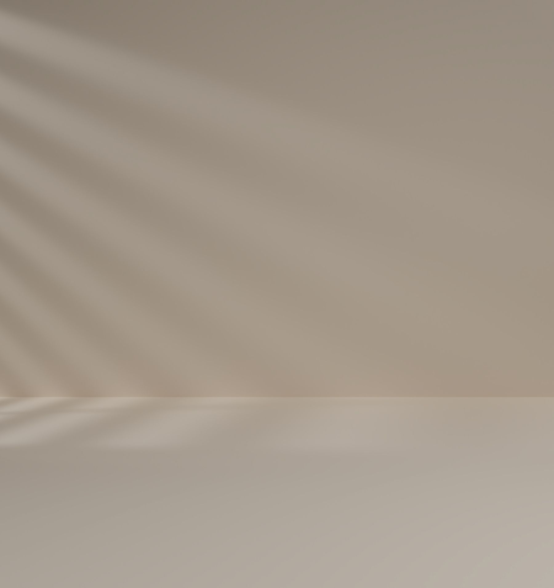 Neutral background with soft light shadows.